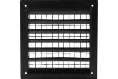 Griglia da parete esterna in alluminio 100x100 mm - RAL 9005