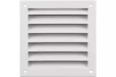 Frangisole esterno in alluminio 100x100 mm - RAL 9016