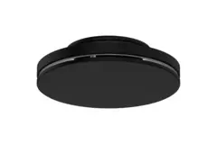 Diffusore a soffitto in acciaio con scarico circolare - 250 mm - RAL 9005