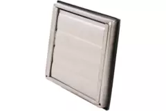 Griglia frontale in acciaio inox 100 mm con alette mobili di scarico alto - EL-SS-OP100 SS