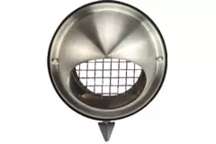 Griglia convessa in acciaio inox 100mm transito a parete - EL-SS-B100 SS