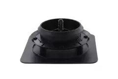 Valvola ClimaConnect Design quadrata Ø 125 mm - nera