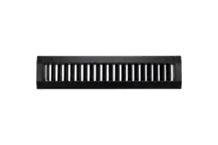 Griglia per canalina ClimaConnect a doppia regolazione 825x125 mm per tubi da 315 a 900 mm - RAL 9005