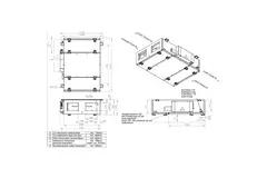 Unità di trattamento aria Maxivent WTW con scambiatore a controcorrente da 700 m³/h, orientamento orizzontale a sinistra - PHE 700 F OOJL