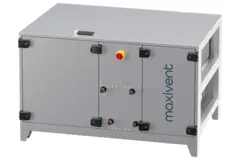 Unità di trattamento aria Maxivent WTW con ruota termica da 2000 m³/h, con batteria ad acqua calda e batteria ad acqua fredda, disposizione orizzontale a sinistra - RHE 2000 H WKJL