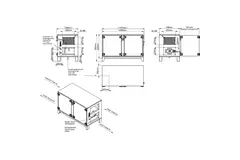 Unità di trattamento aria Maxivent WTW con scambiatore a controcorrente da 700 m³/h, orientamento orizzontale a destra - PHE 700 H OOJR