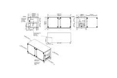 Unità di trattamento aria Maxivent WTW con scambiatore a controcorrente da 2000 m³/h con batteria DX orizzontale a sinistra - PHE 2000 H ODJL