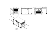 Unità di trattamento aria Maxivent WTW con ruota termica da 2000 m³/h, orientamento orizzontale, uscita a destra - RHE 2000 H OOJR