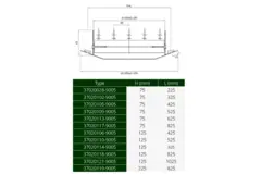 Griglia per condotto ClimaConnect a doppia regolazione 425x75 mm per tubi da 160 a 400 mm - non verniciata