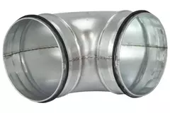 Curva tonda corta spiro 90° Ø 200 mm per tubo spiro