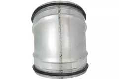 Curva tonda corta spiro 45° Ø 200 mm per tubo spiro