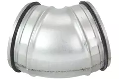 Curva tonda corta spiro 45° Ø 200 mm per tubo spiro