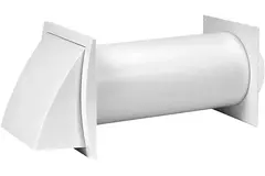 Condotto a muro SPK3 Ø100 mm con valvola di non ritorno