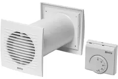 Aspiratore Ø 128 mm Bianco con termostato - SPKT125