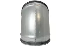 Curva tonda spiro 45° Ø 125 mm per tubo spiro