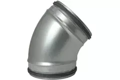 Curva tonda spiro 45° Ø 125 mm per tubo spiro