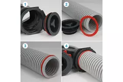 Heatpex Aria tubo di ventilazione flessibile diametro 75 mm (50 metri)
