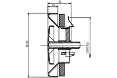 Valvole scarico ventilazione Zehnder 125 mm bianche - STK 1-125