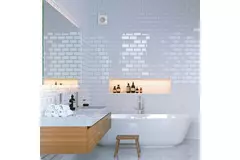 Ventilatore da bagno Supra con timer regolabile Ø 125 mm -125T