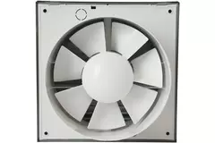 Aspiratore per il bagno Ø 100 mm acciaio inox con timer - Design EET100Ti