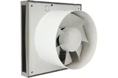 Aspiratore per il bagno Ø 100 mm acciaio inox con timer - Design EET100Ti