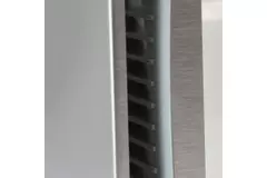 Aspiratore per il bagno Ø 100 mm acciaio inox con timer - Design EET100Ti