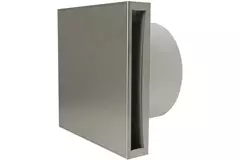 Aspiratore per il bagno Ø 100 mm acciaio inox con timer - Design EET100Ti