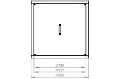 Aspiratore a cassetta Ruck con motore CA controllato dalla frequenza - 22560 m³/h - MPC 800 D6 40