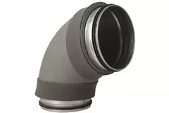 Gomito a 90 gradi isolato Thermoduct con un diametro di 160 mm