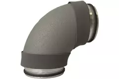 Gomito a 90 gradi isolato Thermoduct con un diametro di 160 mm