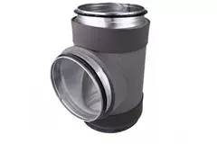 Raccordo a T isolato Thermoduct, diametro 125 mm - 125 mm (90 gradi)