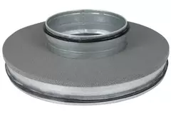 Coperchio isolato Thermoduct con manicotto piatto, diametro 200 mm - 160 mm