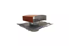 Terminale a tetto Econox CTM Ø 160 mm in alluminio rosso con copertura