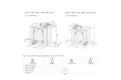 Ubbink ventilazione meccanica con recupero di calore Ubiflux Vigor W325 2/2 sinistra