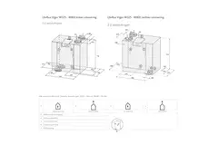 Ubbink ventilazione meccanica con recupero di calore Ubiflux Vigor W325 2/2 sinistra