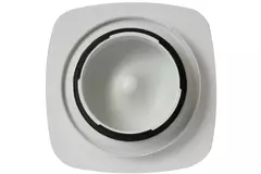 Vent-Axia Uniflexplus RV 125 mm valvola di alimentazione regolabile quadrata - bianco