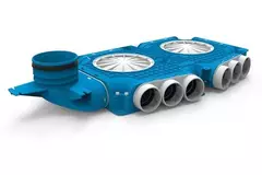 Vent-Axia Uniflexplus ripartitore composito 15x Ø69 mm con manicotto verticale Ø125 mm