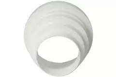 Riduttore di ventilazione universale in plastica per diametro da 80 a 150 mm VA80
