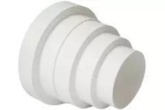 Riduttore di ventilazione universale in plastica per diametro da 80 a 150 mm VA80