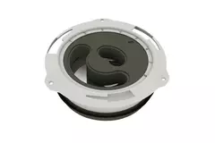 Valvola di design a soffitto o a muro Vasco deluxe tonda (incl. smiley)