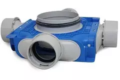 Vent-Axia Uniflexplus box di distribuzione secondaria di ventilazione 4x Ø90 mm con manicotto Ø125 mm