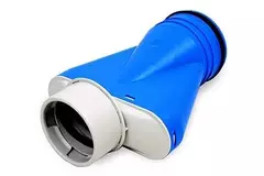 Vent-Axia Uniflexplus collettore della valvola di ventilazione Ø90 mm con manicotto Ø125 mm