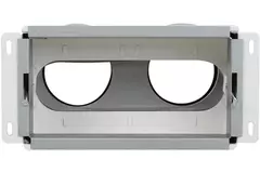 Vent-Axia Uniflexplus collegamenti per parete connessione posteriore 2x Ø90 mm