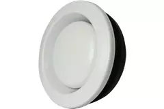 Valvola scarico ventilazione Zehnder metallo 125 mm bianca