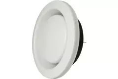 Valvole scarico ventilazione Zehnder metallo 125 mm bianche - STB 1-125