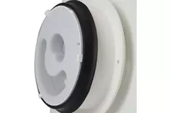 Valvola di design a soffitto o a muro Vasco deluxe quadrata dritta (incl. smiley)