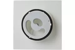 Valvola di design a soffitto o a muro Vasco deluxe quadrata dritta (incl. smiley)