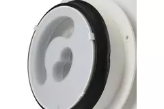 Valvola di design a soffitto o a muro Vasco deluxe tonda (incl. smiley)