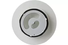 Valvola di design a soffitto o a muro Vasco deluxe tonda (incl. smiley)