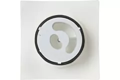 Valvola di design a soffitto o a muro Vasco deluxe quadrata curva (incl. smiley)